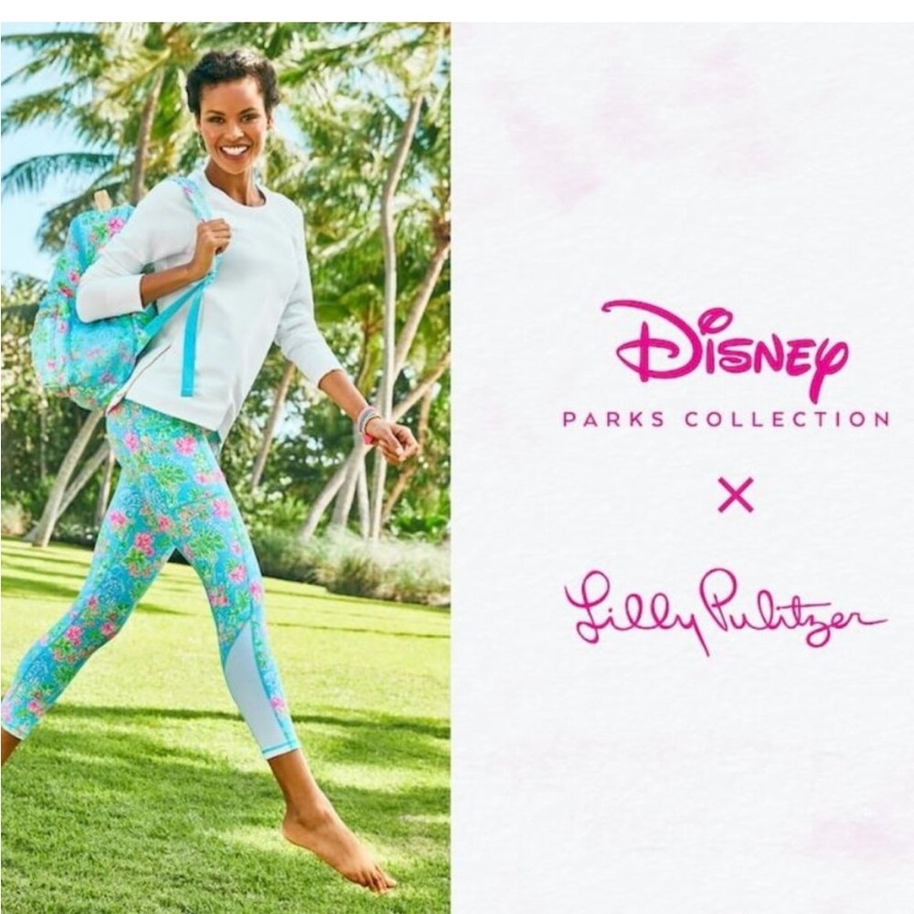 Lilly Pulitzer Disney Parks Collection Floral Weekender Leggings